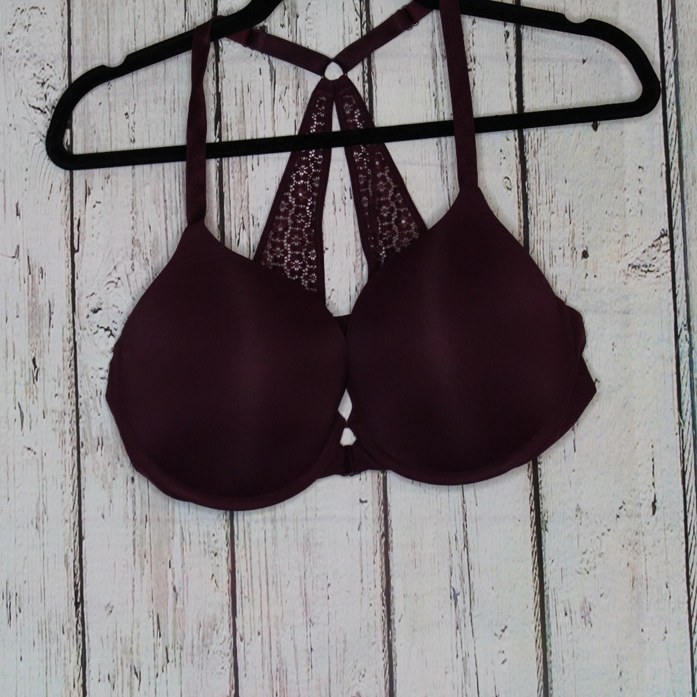 Victoria's Secret Front Close Lace Back Bra